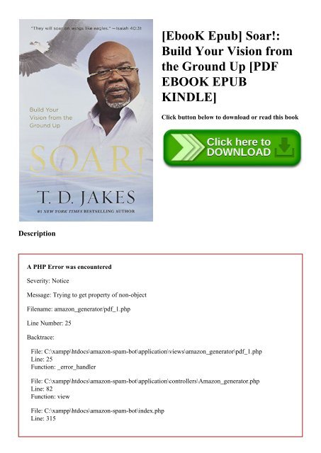 Ebook Epub Soar Build Your Vision From The Ground Up Pdf Ebook Epub Kindle