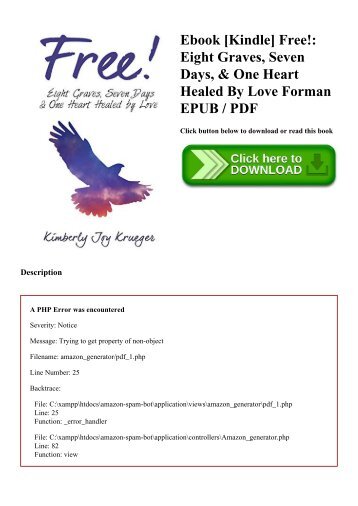 Ebook [Kindle] Free! Eight Graves  Seven Days  & One Heart Healed By Love Forman EPUB  PDF