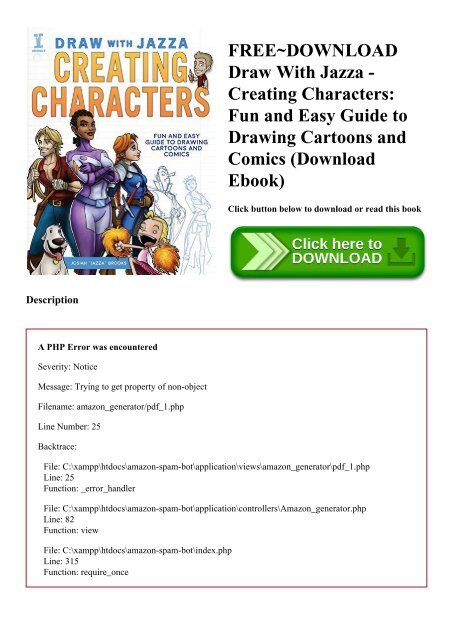 draw with jazza creating characters pdf free download