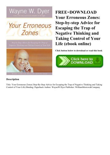 your erroneous zones ebook free download Dr wayne dyer your erroneous zones free download.
