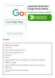 {epub download} How Google Works EBook