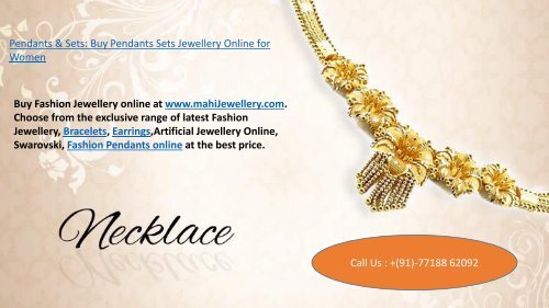 Get the jewelries for every occasion