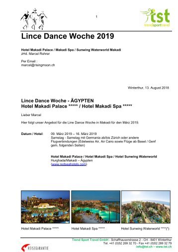 Angebot Lince Dance Group - Makadi 2019