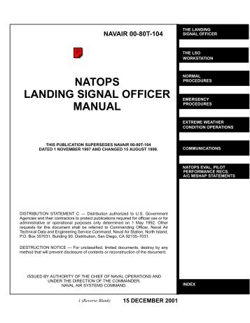 LSO NATOPS Manual