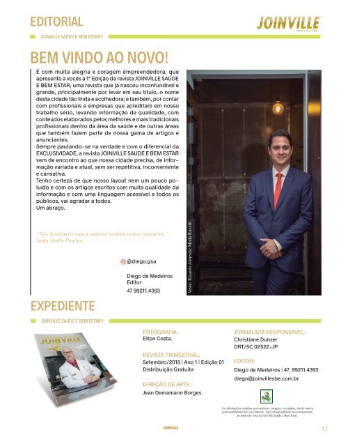 Revista Joinville Saúde & Bem Estar