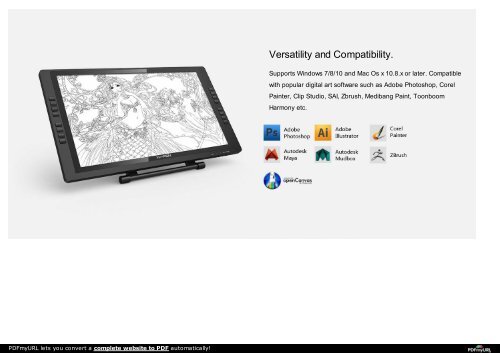 xp-pen artist 22e pro pen display tablet