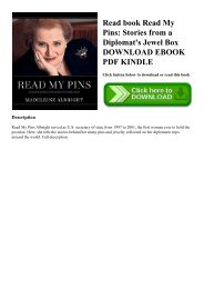 Read book Read My Pins Stories from a Diplomat's Jewel Box DOWNLOAD EBOOK PDF KINDLE