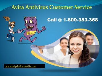   1-800-383-368 Avira Antivirus Customer Support Number Australia- Get Instant Support