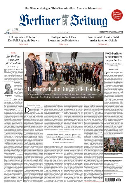 Berliner Zeitung 31.08.2018
