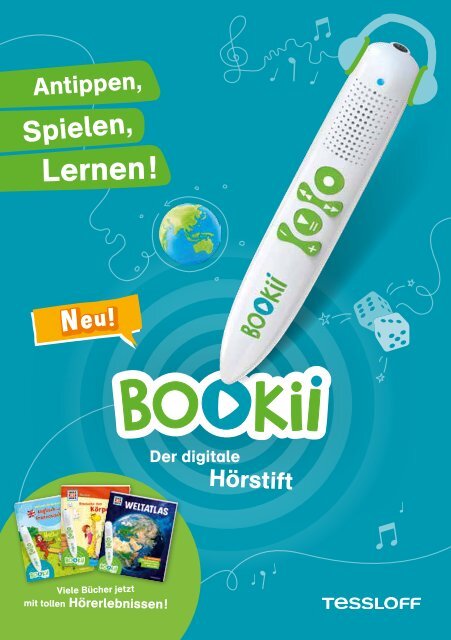 BOOKii® lässt nicht nur Bücher sprechen - digitaler Hörstift von Tessloff 