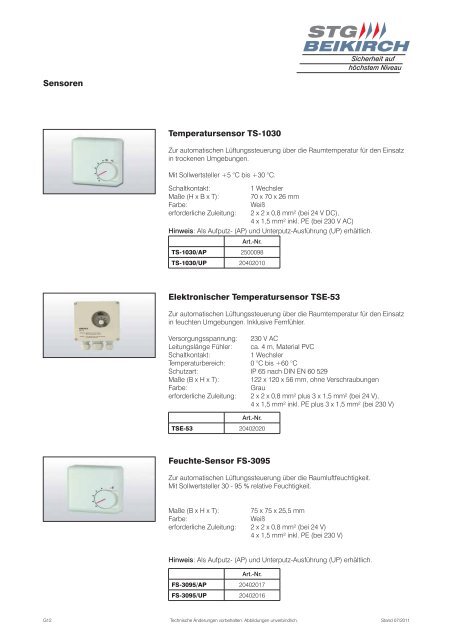 Katalog 11_Kap A.indd - STG-Beikirch