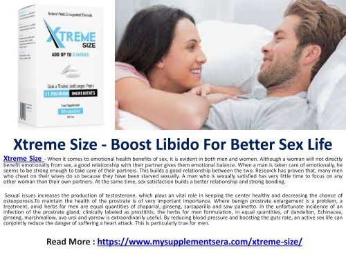 Xtreme Size - Increase Sperm Count Quality For Better Fertility