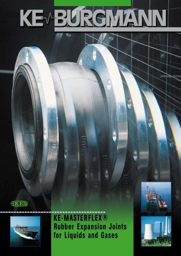 KE-MASTERFLEX® Rubber Expansion Joints for Liquids and Gases