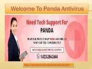 Panda Antivirus Support 1-833-284-2444 Number-For Features