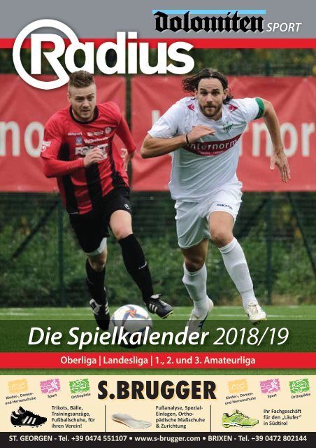 Fußball Spielkalender 2018/19