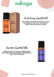 Sweet Orange Essential Oils