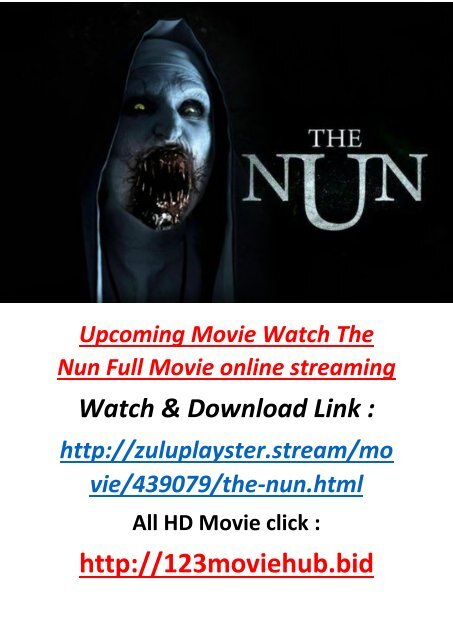 RORHOROR WATCH THE NUN FULL MOVIE ONLINE FREE 850MB DOWNLOAD-STREAM