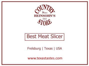 Shop Meat Slicer with affordable price | Texastastes