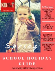 KSL Spring School Holiday Guide Sydney City