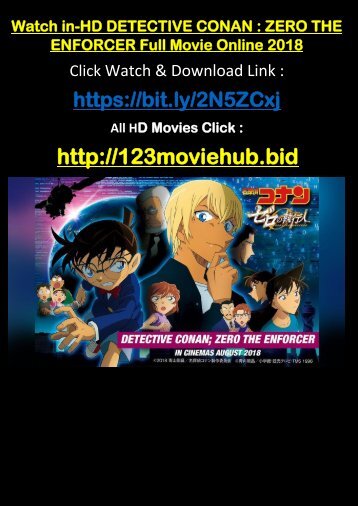 720HD Watch Detective Conan Zero The Enforcer Full Movie STREAMING Online 850MB