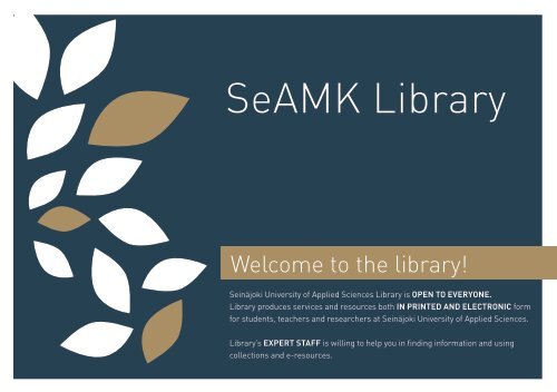 SeAMK Library's brochure 2018