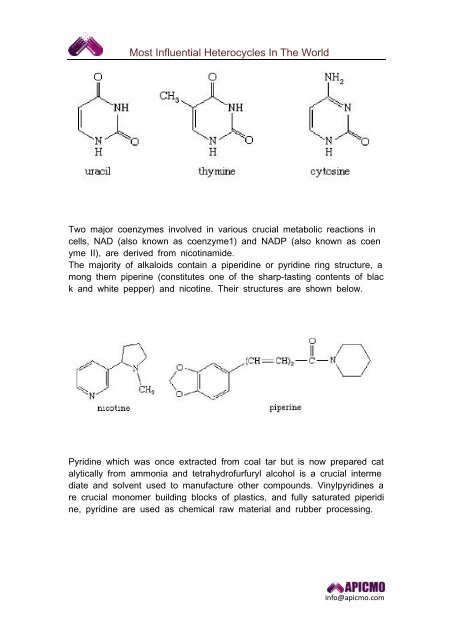 Most Influential Heterocycles In The World