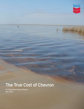 Alternative Annual Report - True Cost of Chevron