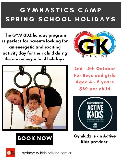 KSL Spring School Holiday Guide Sydney City
