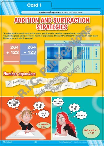 RIC-6941 The Maths Box Series - Year 6 - Sample cards