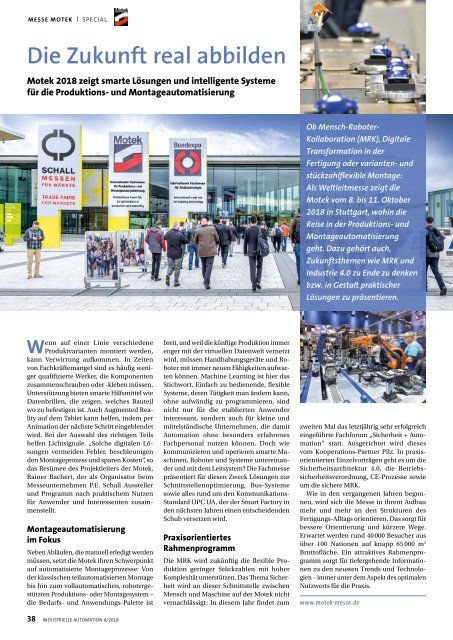 Industrielle Automation 4/2018