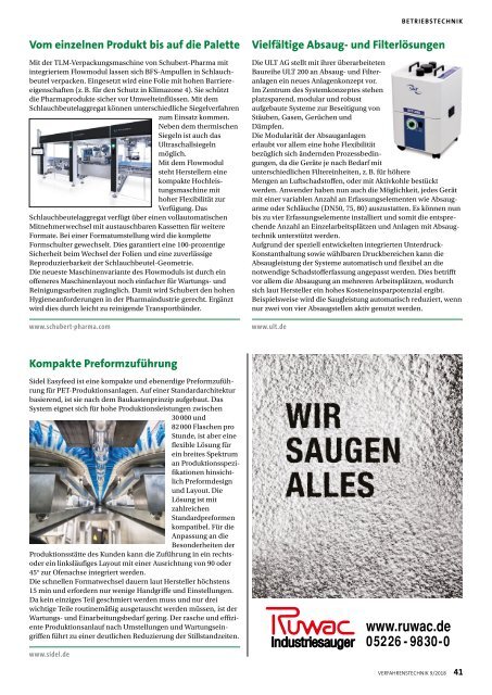 Verfahrenstechnik 9/2018