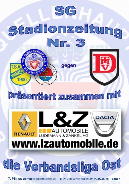 TSV  Stadionzeitung 3-18-MTVG-090918