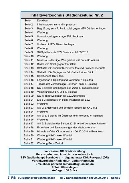 TSV  Stadionzeitung 3-18-MTVG-090918
