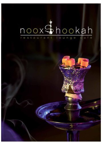 Noox Hookah Menü