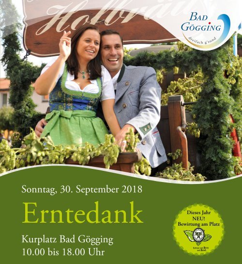 Bayerisches Erntedankfest  in Bad Gögging 2018