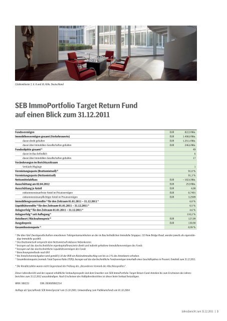 SEB ImmoPortfolio Target Return Fund - SEB Asset Management