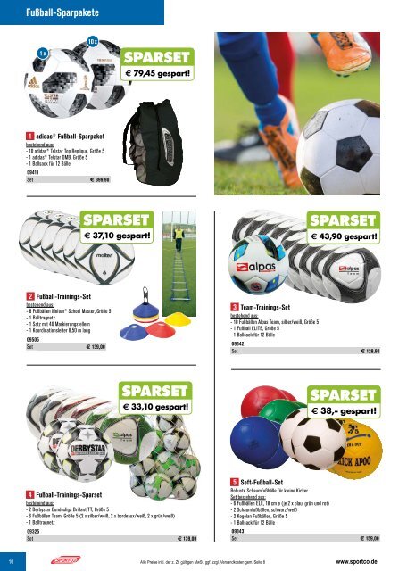 SPORTCO Gesamtkatalog 2018/2019 - Schule & Verein