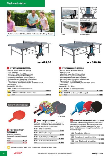 SPORTCO Gesamtkatalog 2018/2019 - Schule & Verein