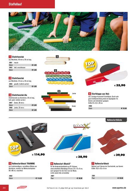 SPORTCO Gesamtkatalog 2018/2019 - Schule & Verein