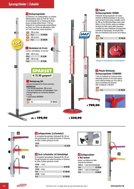 SPORTCO Gesamtkatalog 2018/2019 - Schule & Verein