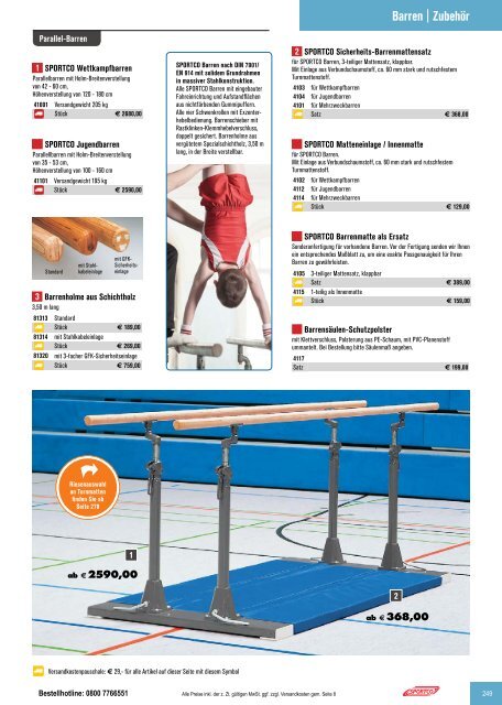 SPORTCO Gesamtkatalog 2018/2019 - Schule & Verein