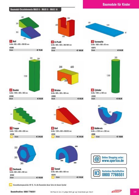 SPORTCO Gesamtkatalog 2018/2019 - Schule & Verein