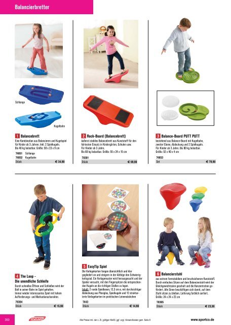 SPORTCO Gesamtkatalog 2018/2019 - Schule & Verein