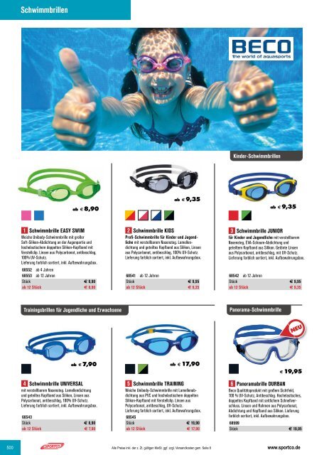 SPORTCO Gesamtkatalog 2018/2019 - Schule & Verein