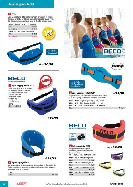 SPORTCO Gesamtkatalog 2018/2019 - Schule & Verein