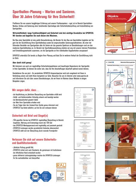 SPORTCO Gesamtkatalog 2018/2019 - Schule & Verein