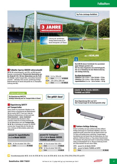 SPORTCO Gesamtkatalog 2018/2019 - Schule & Verein