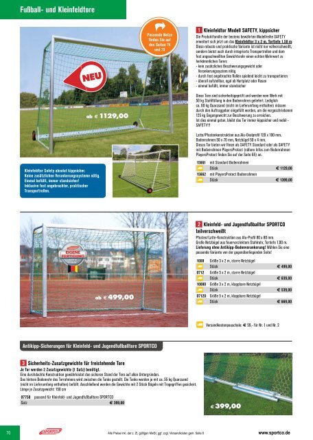 SPORTCO Gesamtkatalog 2018/2019 - Schule & Verein