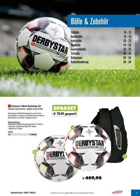 SPORTCO Gesamtkatalog 2018/2019 - Schule & Verein