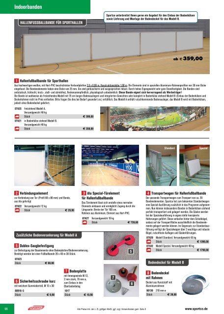 SPORTCO Gesamtkatalog 2018/2019 - Schule & Verein